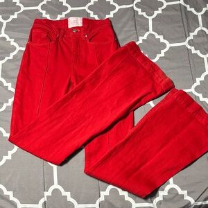 REVICE Red Women's Star Jeans - Classic High-Rise Fit